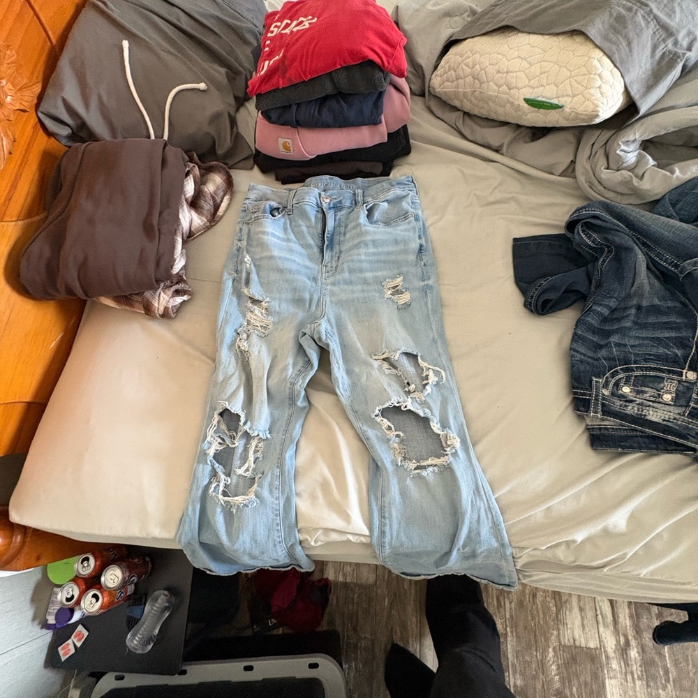 American eagle flare jeans